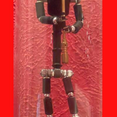 Bot Art from Recycled Items by Sean Dixon - 9"