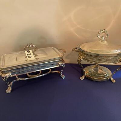 Silver Plate Serving Dish Lot