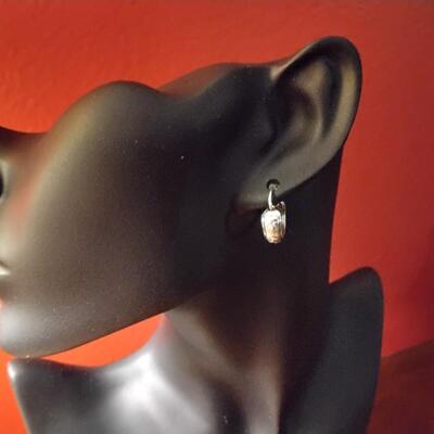 Artistic Boho 925 Sterling Silver Huggie Earrings