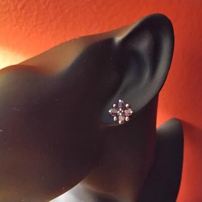 2.80ctw Mozambique Ruby Oval Cut 925 Silver Stud Earrings