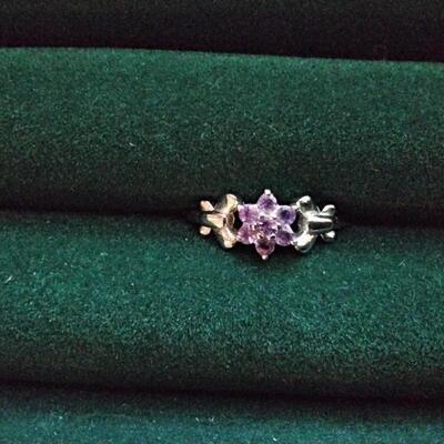 .35ctw Amethyst Round Cut 925 Sterling Silver Ring Size 6