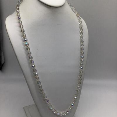 Beautiful Beaded Necklace. Diamond Cut   Heavy