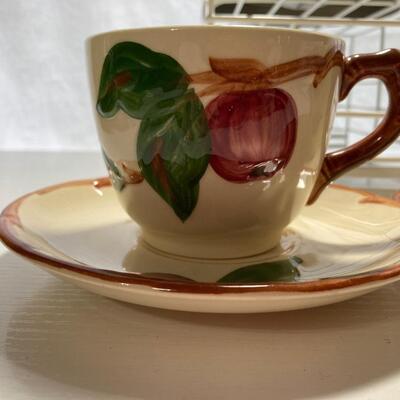 Franciscan Mid Century Tea Set hand decorated in California