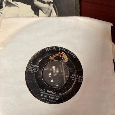 Elvis Presley 33 and 45 record
