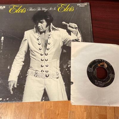 Elvis Presley 33 and 45 record