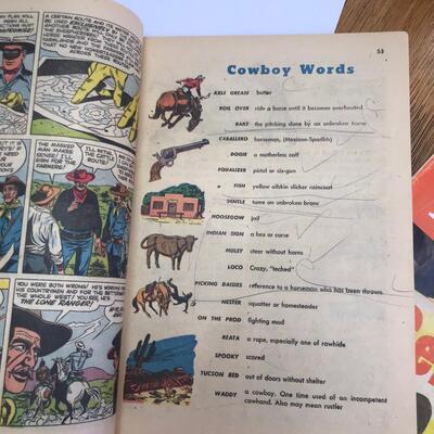 Lot of 7 Western Comic Books