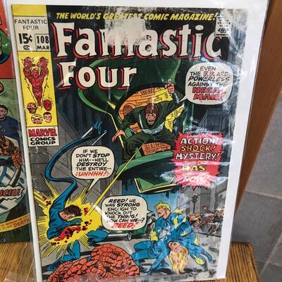 Lot of 7 Fantastic Four Comics