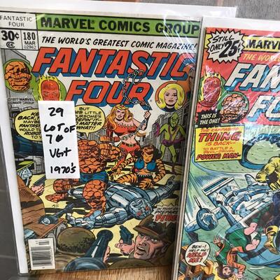 Lot of 7 Fantastic Four Comics