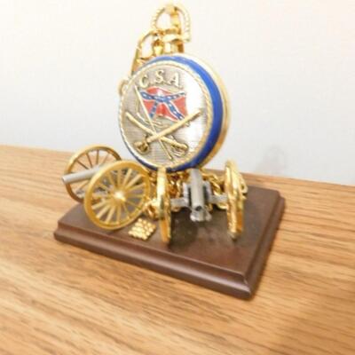 Heroes of the Confederacy CWLM Pocket Watch and Watch Stand