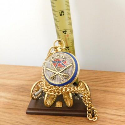 Heroes of the Confederacy CWLM Pocket Watch and Watch Stand