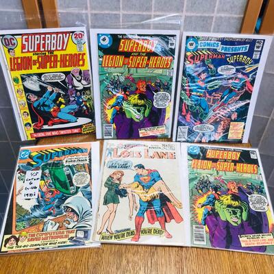 Lot of 6 Superboy Superman Lois Lane