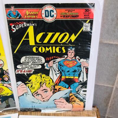Lot of 8 Superman Action Comics