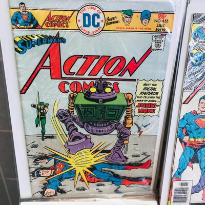 Lot of 8 Superman Action Comics