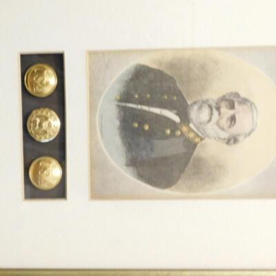 Nice Collection of Robert E. Lee Prints, Button Display and Figurines