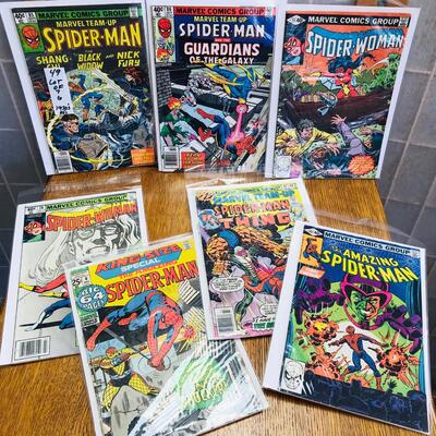Lot of 7 Spidermans