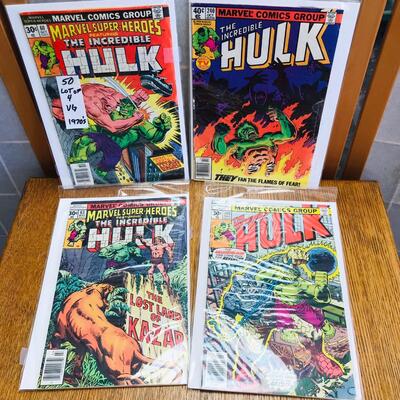 Lot of 4 Incredible Hulk