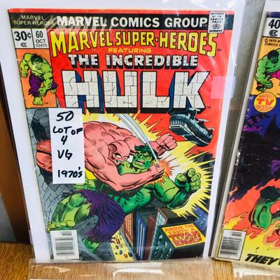 Lot of 4 Incredible Hulk