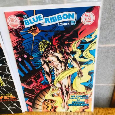 Lot of 4 Blue Ribbon Comics