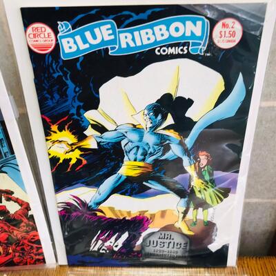 Lot of 4 Blue Ribbon Comics