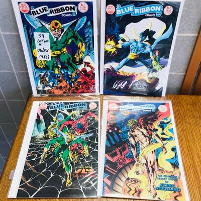 Lot of 4 Blue Ribbon Comics