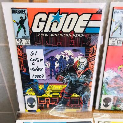 Lot of 6 G.I. Joe
