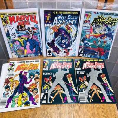 Lot of 6 West Coast Avengers