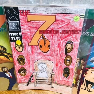 The 7 Guys of Justice Lot of 7