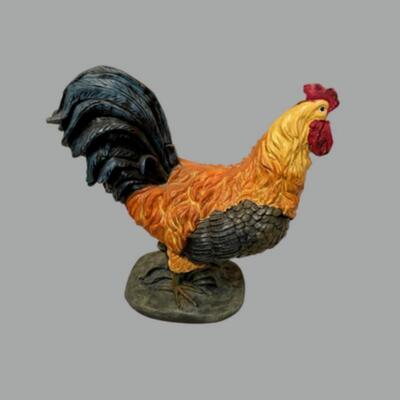 Beautiful Multi Colored Ceramic Rooster