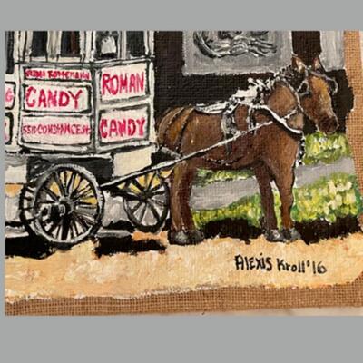 Roman Candy Carriage by Alexis Kroll