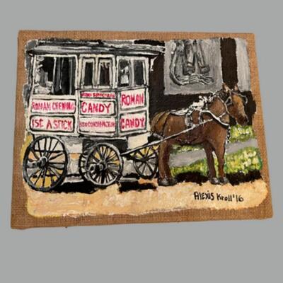 Roman Candy Carriage by Alexis Kroll