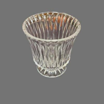 Block Crystal Chalet Poland Biscuit Footed Barrel - 8"