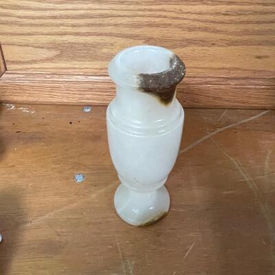 Small Marble Alabaster Vase