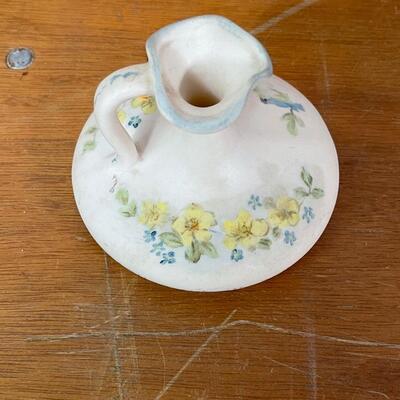 Handmade Vase with Handpainted Flowers-Mini