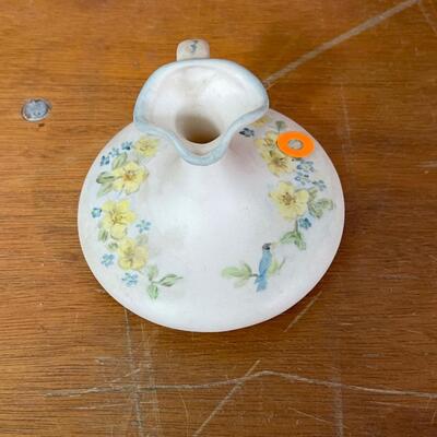 Handmade Vase with Handpainted Flowers-Mini