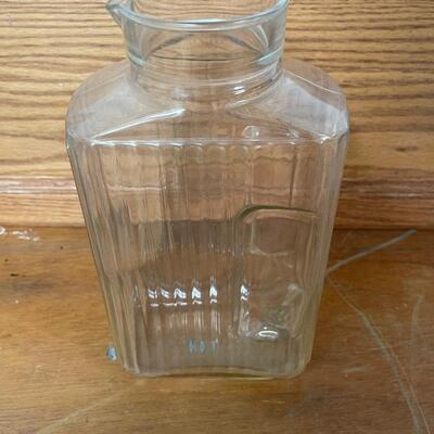 Anchor Hocking Glass Pitcher-Vintage