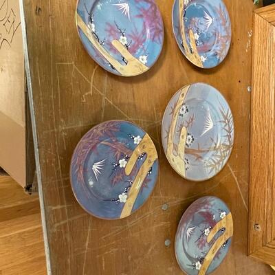 Vintage Japanese Lusterware. - 5 Pieces