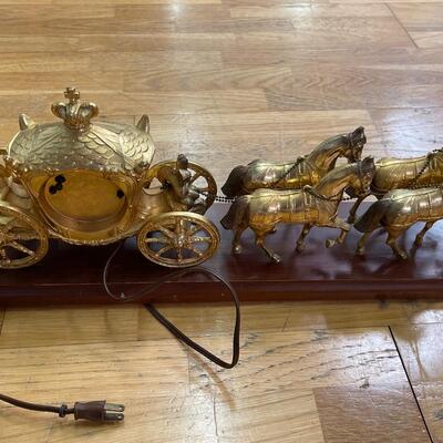 Decor Only Cinderella Carriage Clock
