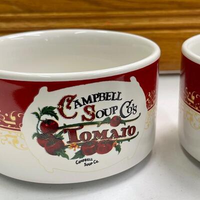 Set of Two (2) ~ Vintage 2000 ~ Campbell Soup Co's ~ 10 Ounce ~ Bowl ~ Cup ~ Mug