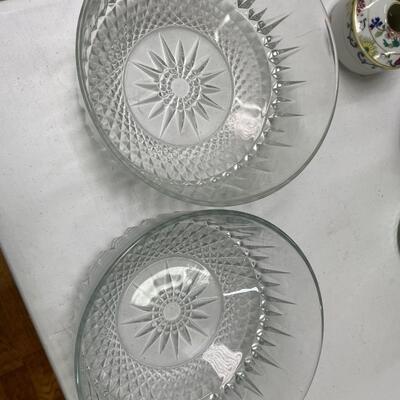 Two Large Glass Bowls