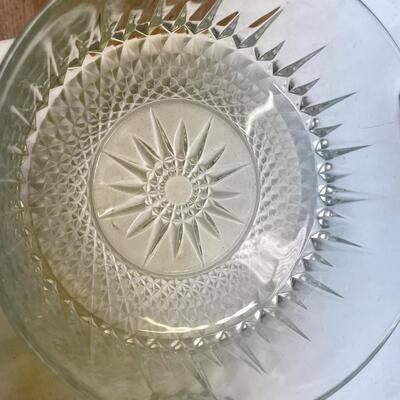 Two Large Glass Bowls