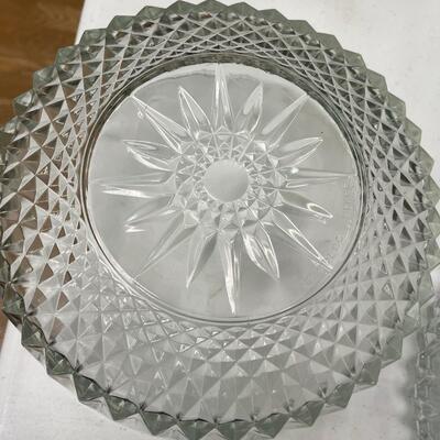 Two Large Glass Bowls