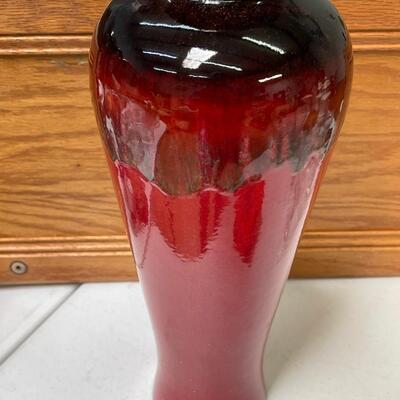Large Red Vase
