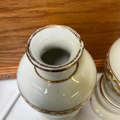 Two Made in Italy Urns with Lids