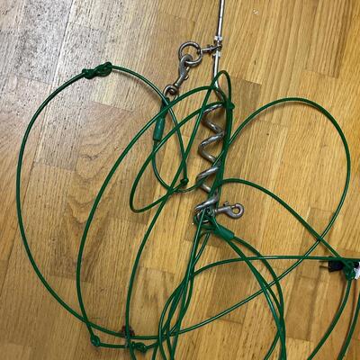 Dog Post and Cable