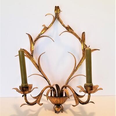 Lot #161  Pretty Vintage Candle Sconce