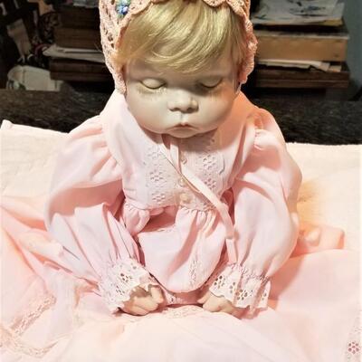 Lot #166 Reproduction Bisque Porcelain Doll - "Sugar Britches"