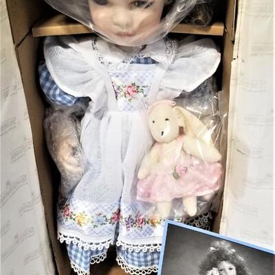 Lot #168  Ashton Drake Porcelain Bisque Doll - 1st in Series, never removed from box "Gwendolyn"