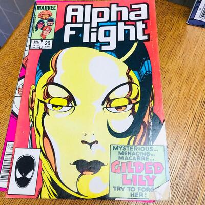 Lot of 7 ALPHA FLIGHT Comicx