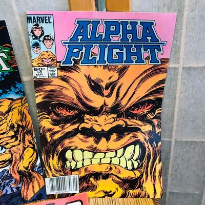 Lot of 7 ALPHA FLIGHT Comicx