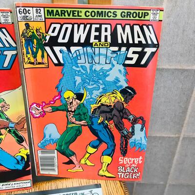 Lot of 7 POWER MAN & IRON FIST